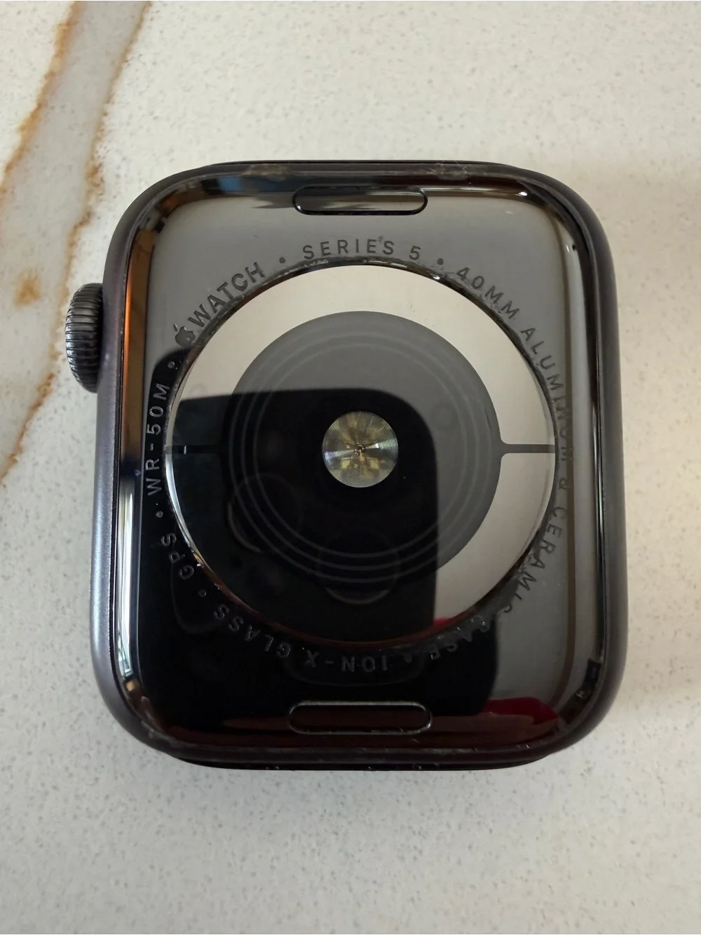 Apple watch shown